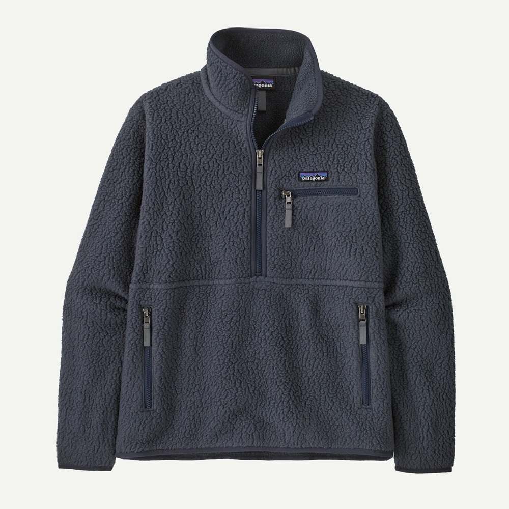Women's Retro Pile Fleece Marsupial Pullover